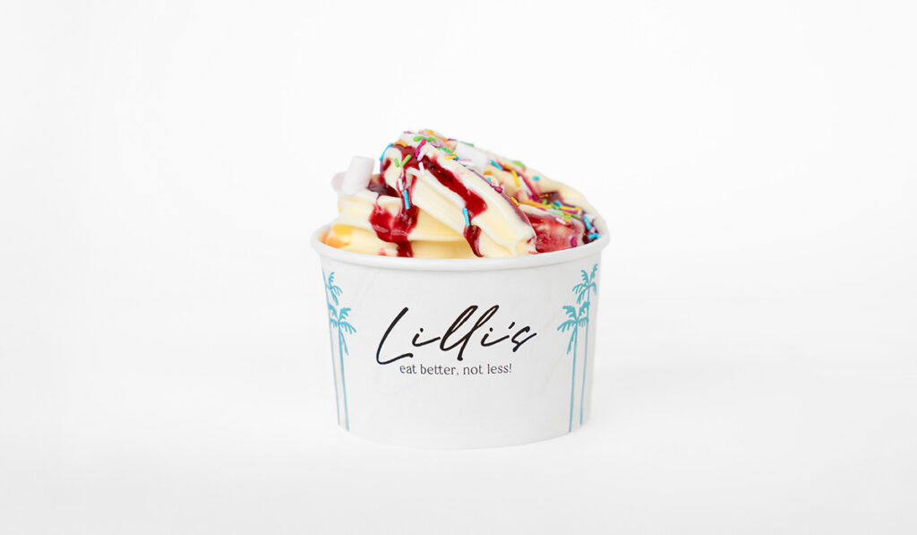 Frozen Joghurt Becher